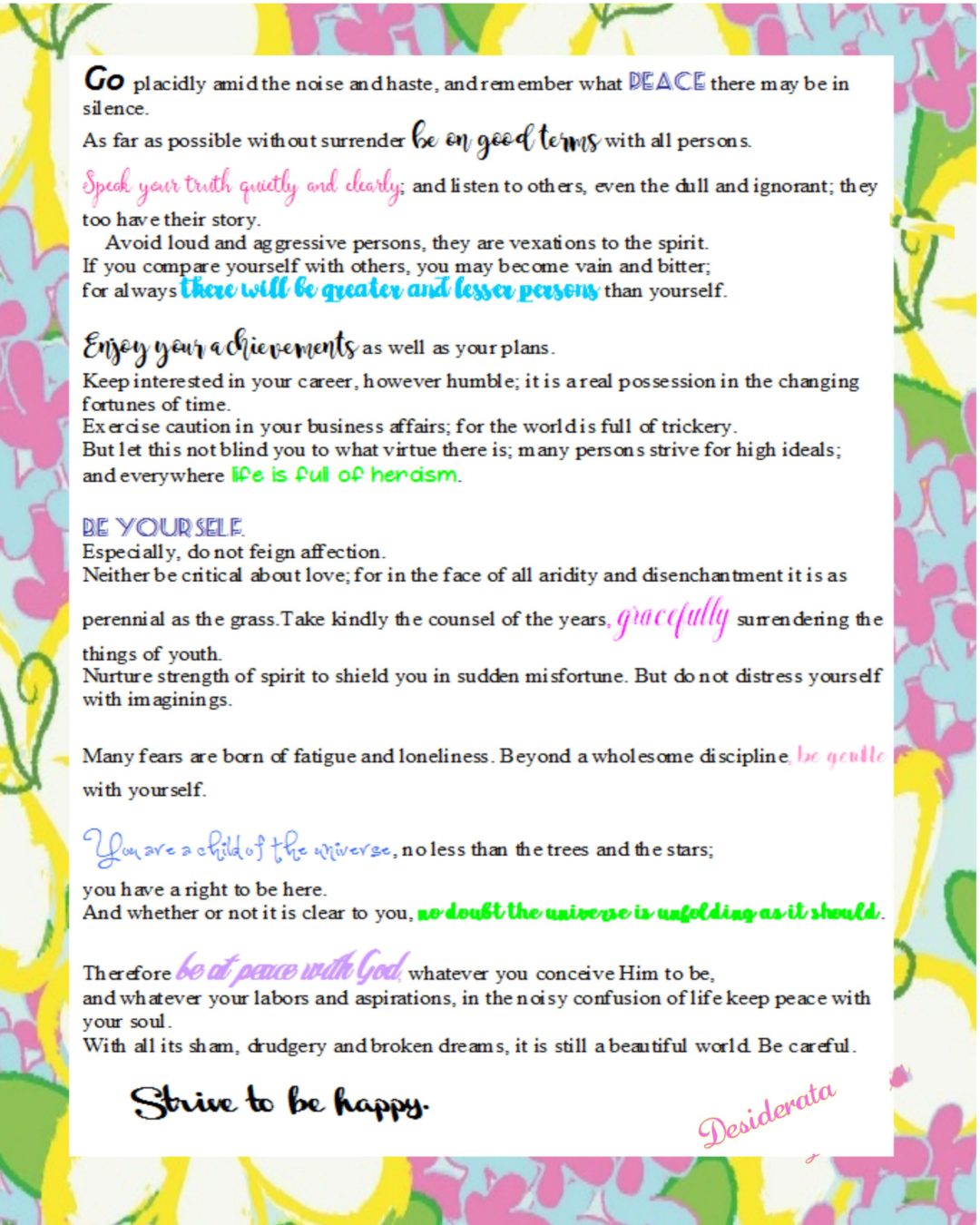 Desiderata 1080x1350