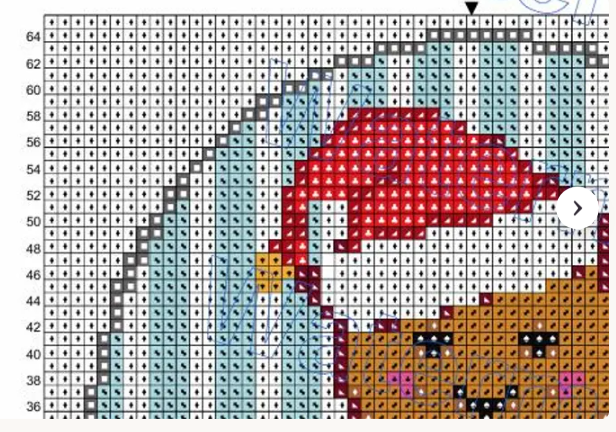 gingerbread man needlepoint pattern – digital download
