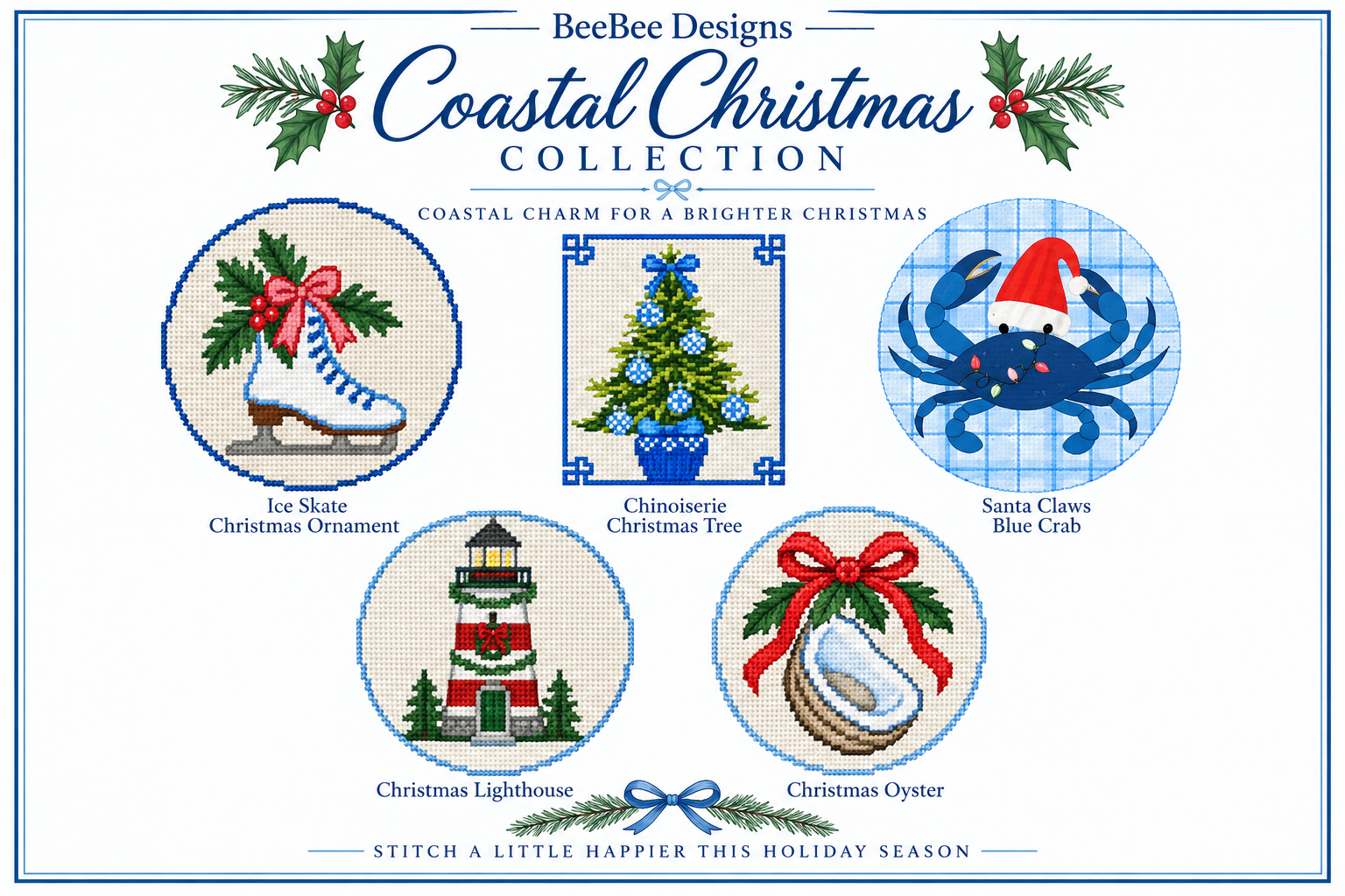 coastal christmas needlepoint collection(1)