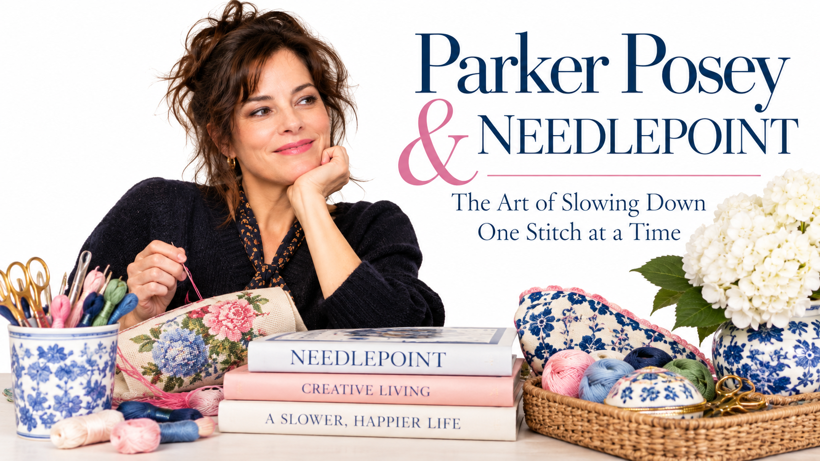 parker posey’s needlepoint retreat
